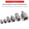 6pcs Universal Ratchet Wrench Socket Converter Sleeve Head Torque Adapter Combined CR-V Chrome Vanadium Steel 1/4" 1/2" 3/8"