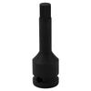 Steckschlüssel-Adapter Druckluftschrauber Schwarz Innensechskant Sechskant