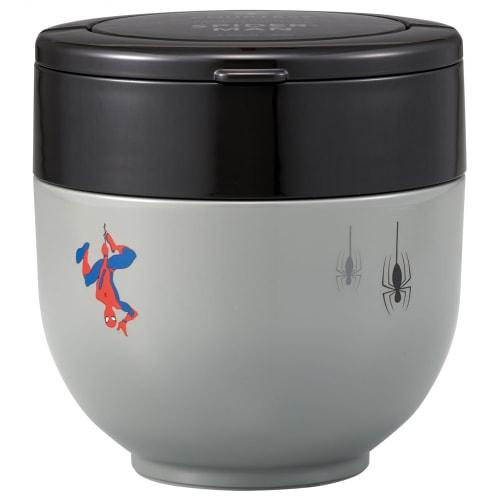 Skater Insulated Lunch Jar, 800ml, with Folding Handle, Antibacterial, Spider-Man Design, for Boys (LDNO8AG)