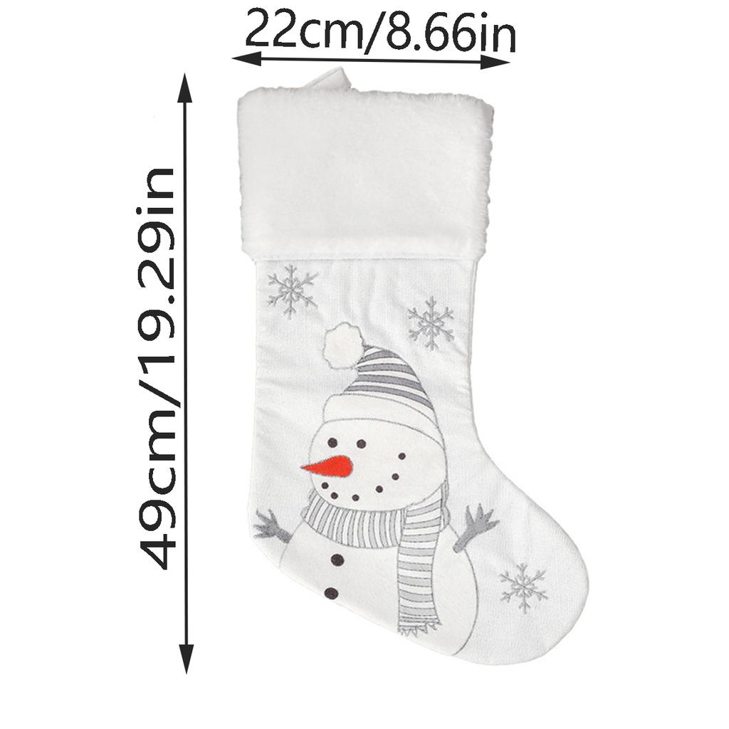 Christmas decoration supplies, Christmas decorations, large socks, Christmas tree pendants, gifts, candy bags, scene decoration