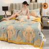2024 Washed Silk Tencel Printed Summer Quilt and Summer Cool Quilt Core,Summer Coolness Ice Cold Air Condition Thin Blanket