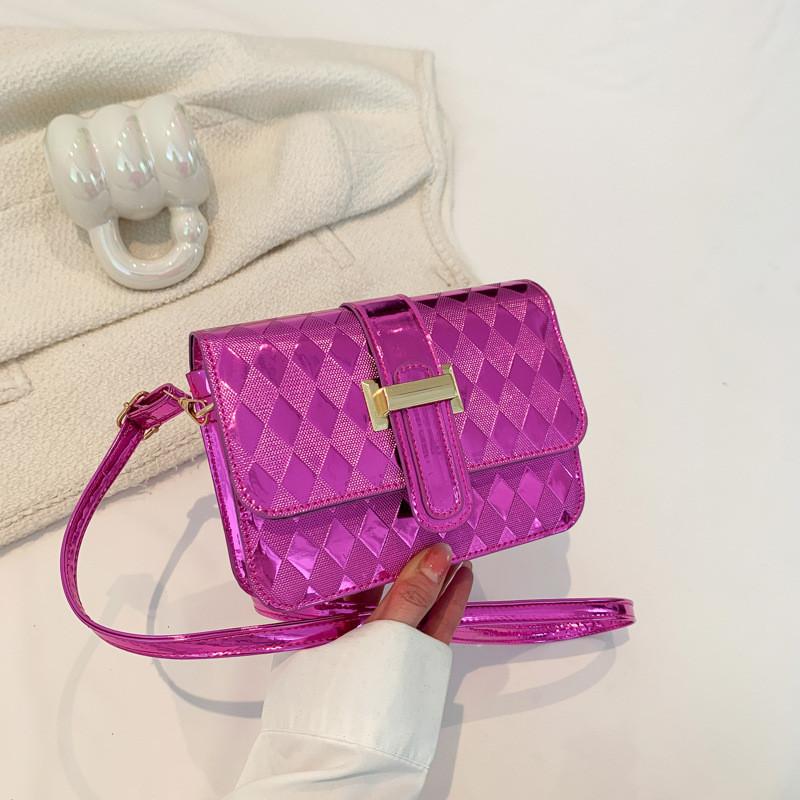 Fashionable Pu Leather Small Square Bag Elegant Crossbody Handbag For Daily Use