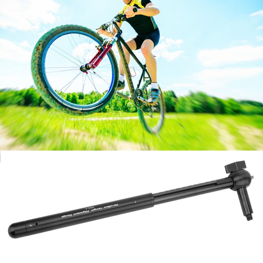 Fahrrad Schaltaugenrichtwerkzeug Schaltaugenausrichtungsmessgerät für Mountainbike schwarz