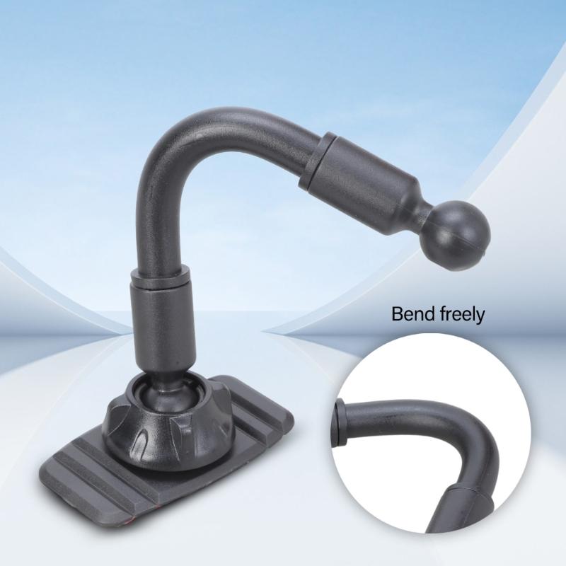 Universal Adjustable Dashboard Phone Holder Bracket Support With 17mm Ball Mount Strong Base For Navigation Driving Gym