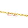 Stainless Steel Gold Chain for DIY Jewelry: Necklace & Bracelet Fashion Accessory