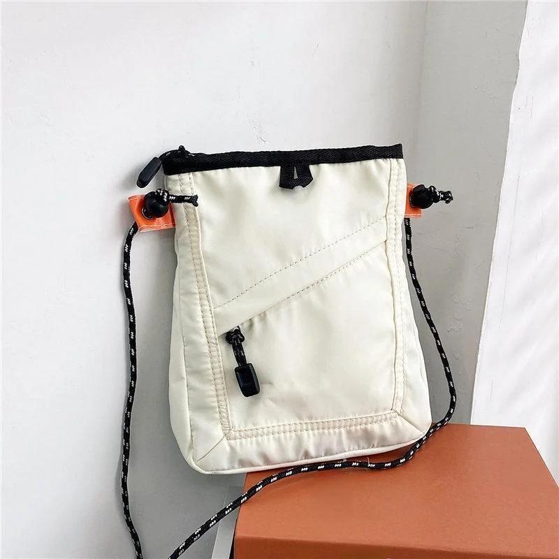 

Mini Square Waterproof Crossbody Bag Fashion Casual Men Women Shoulder Messenger Bag Travel Phone Pouch Wholesale білий