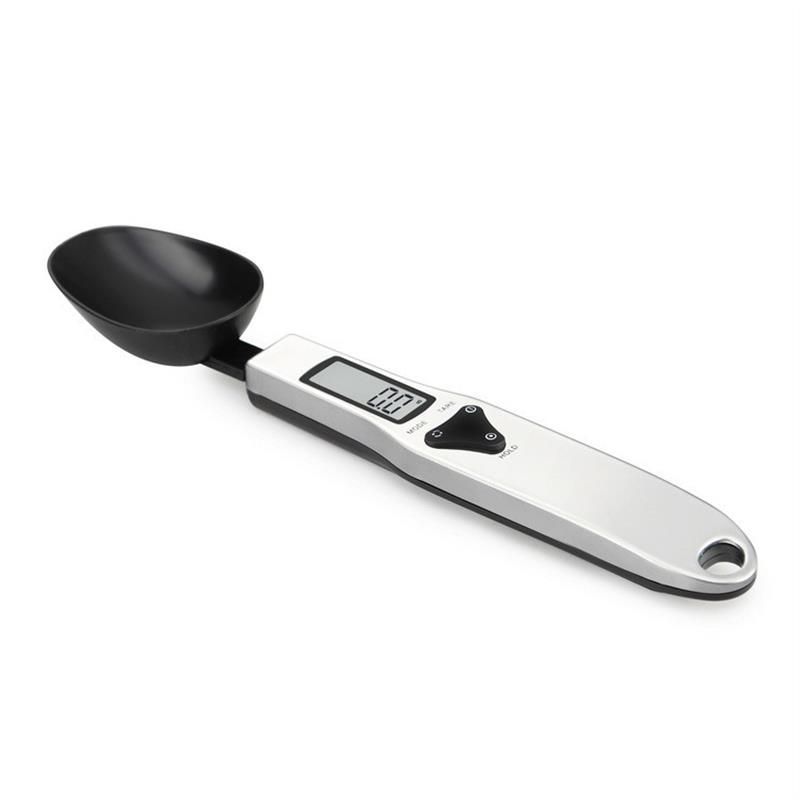 Stainless Steel Spoon Scale, Kitchen Ingredient Scale, Measuring Spoon, Milk Powder Scale, Kitchen Scale, Portable Dog Food Scale, Cat Food Scale 500G/0.1G