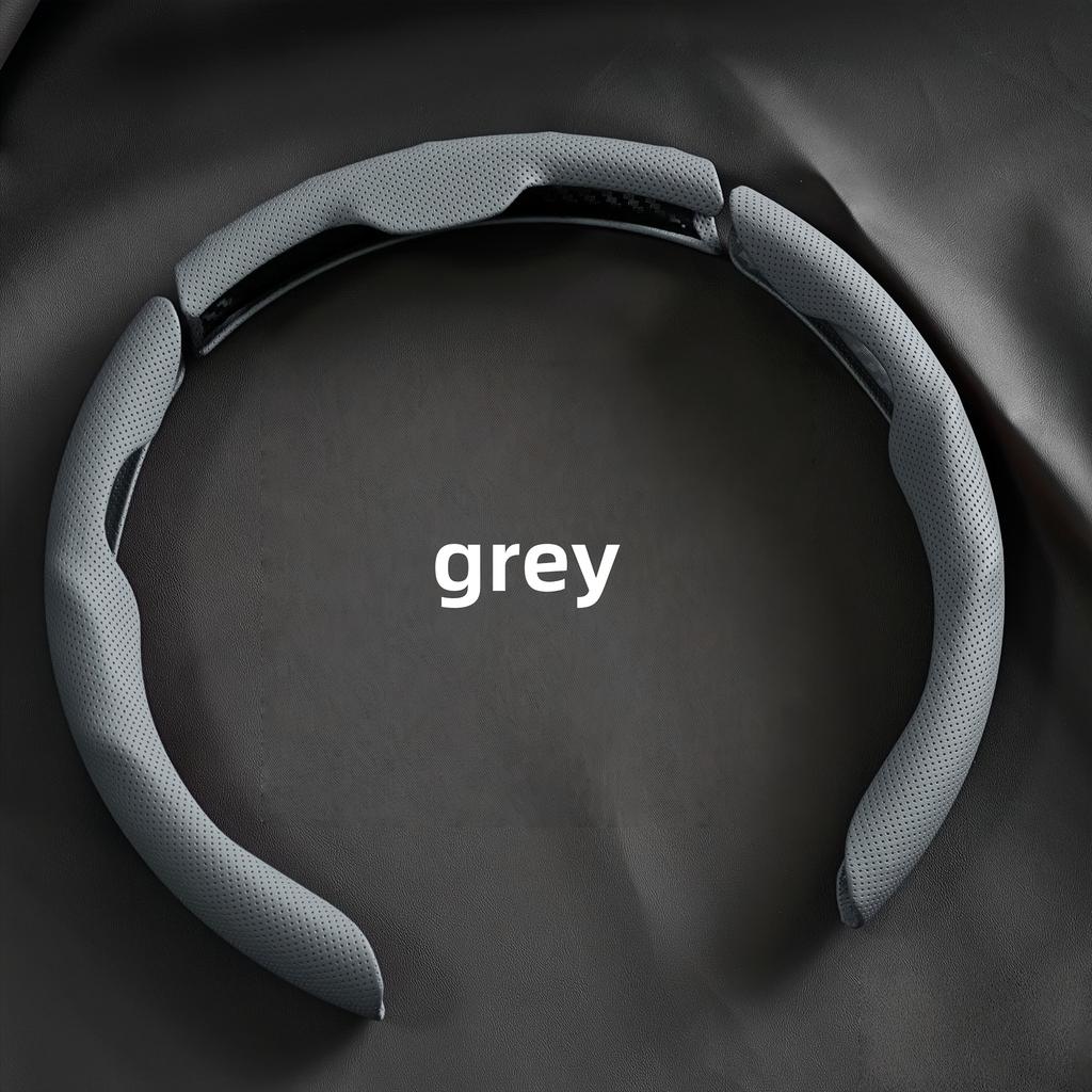 Univerzální potah volantu z PU Nappa kůže pro muže i ženy, celoroční, protiskluzový, absorbující pot, odolný proti opotřebení