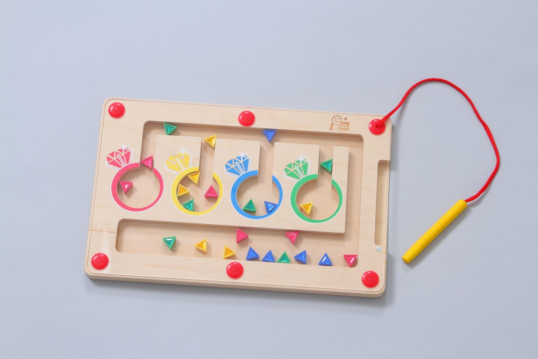 

Akabane Gemstone Collecting Educational Wooden Toy for Boys and Girls, Finger Training, Birthday Gift