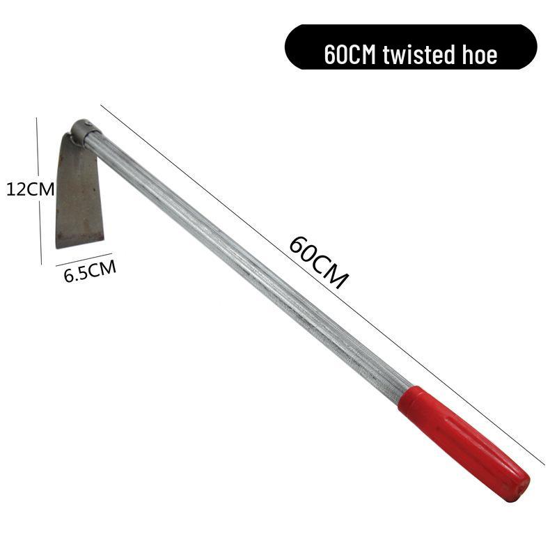 Compact Manganese Steel Hoe Set for Planting, Weeding, and Soil Loosening