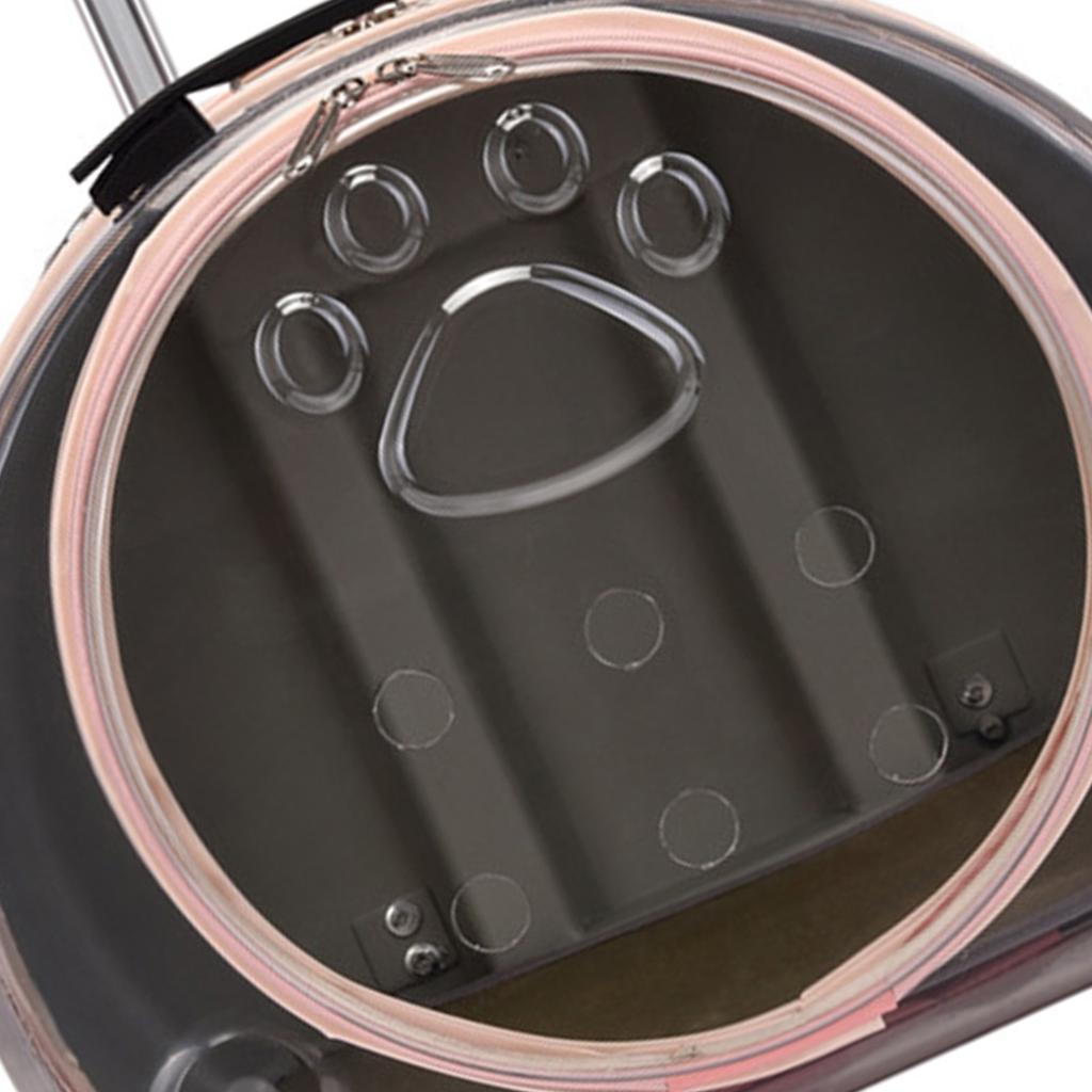 Pet Bubble Backpack Wear Resistant Portable Breathable Pet Trolley Case for Small Pets Kittens Dogs