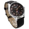 CASIO Standard Moon Phase Analog Watch Round Face Black Leather Band Black [Casio] Men's MTP-M110L-1AV (Overseas Model)