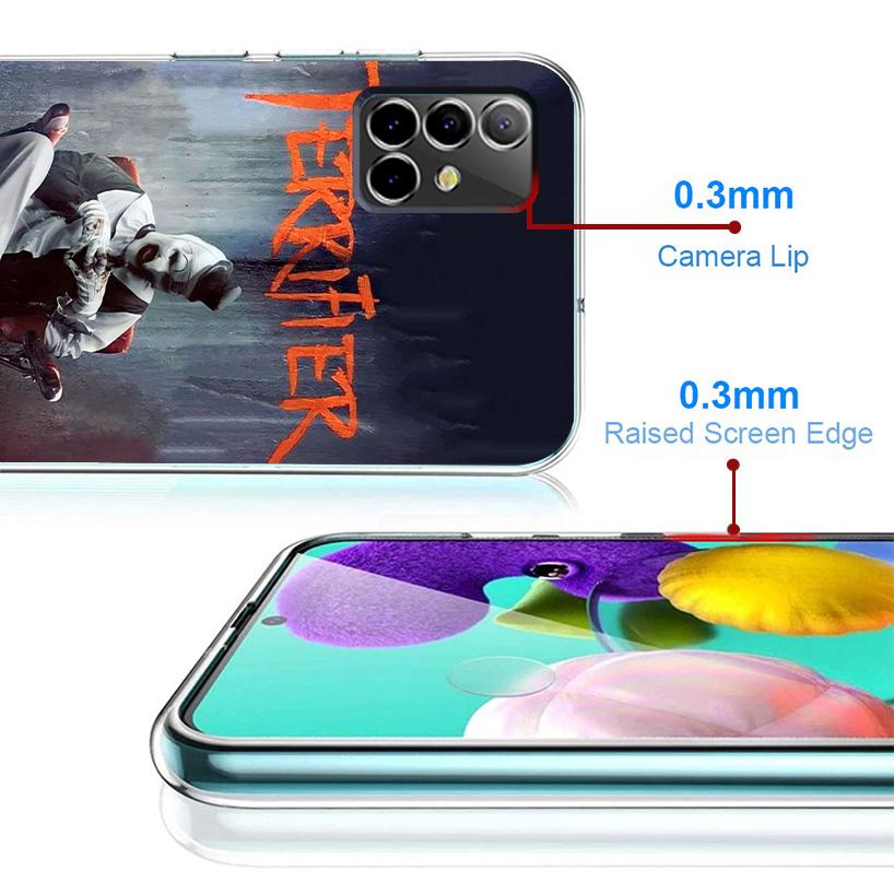 Horror Movie Terrifier Phone Case For Samsung Galaxy A17 A16 A15 A14 A13 A57 A56 A55 A54 A53 A37 A36 A35 A34 A33 A26 A25 A24 A23