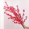 106cm Artificial Peach Blossom Branch Plum Cherry Blossom Silk Flower for Home Room Garden Decoration Wedding Party DIY Vase