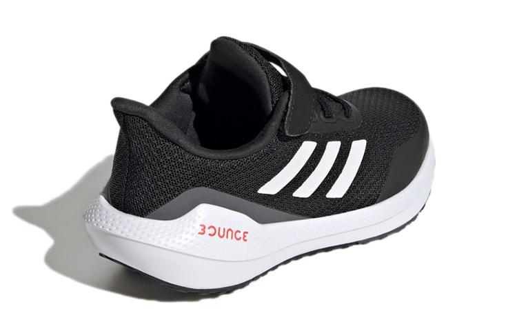 adidas EQ21 Run Bounce BP Comfortable Abrasion Resistant Cushioning Breathable Low Top Kids' Running Shoes Black Kids' GZ5984