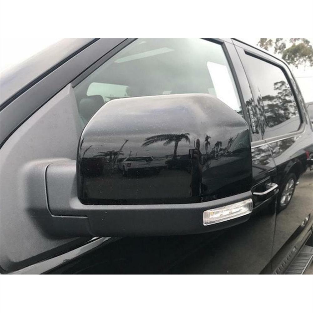 Per Ford F150 Camion 2015-2020 Copri Specchietti Sostitutivi Tappo Verniciato Nero Lucido