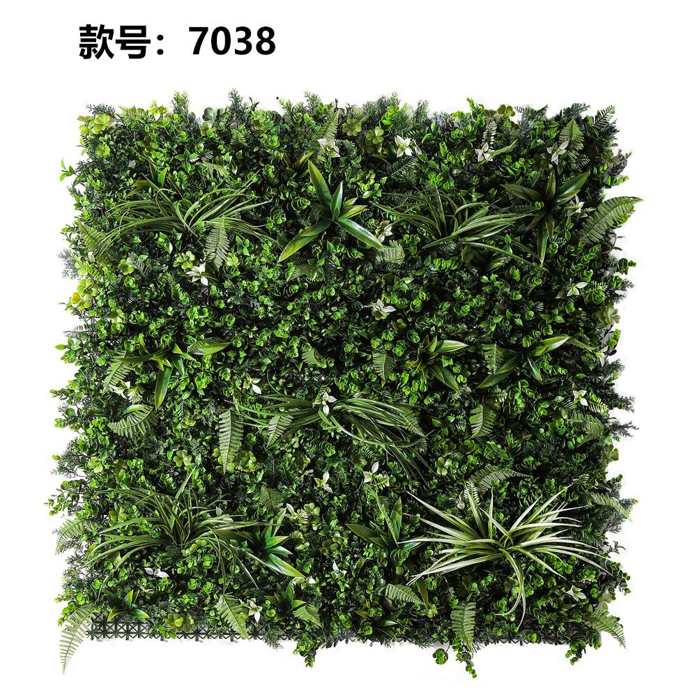 Parede de Plantas Simuladas de Alta Qualidade Decoração de Interiores Exteriores Fundo Parede de Flores de Plástico Paisagem Plantas Verdes Artificiais Falsas