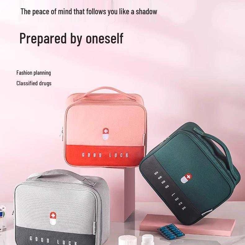 

Instant Discount: Portable Medicine Storage Bag - Compact First Aid Travel Organizer