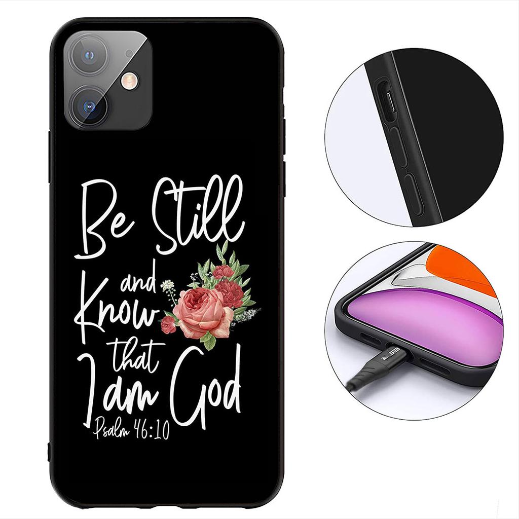 Bible Verse Jesus Christian God Flower Phone Case for Motorola Moto G86 G14 G35 G34 G45 G55 G67 G75 G85 G24 G15 G54 G57 Power