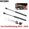 2x Car Front Engine Hood Bonnet Cover Spring Shock Gas Struts Lift Supports Props Rods For Ford Mustang 2015 - 2019