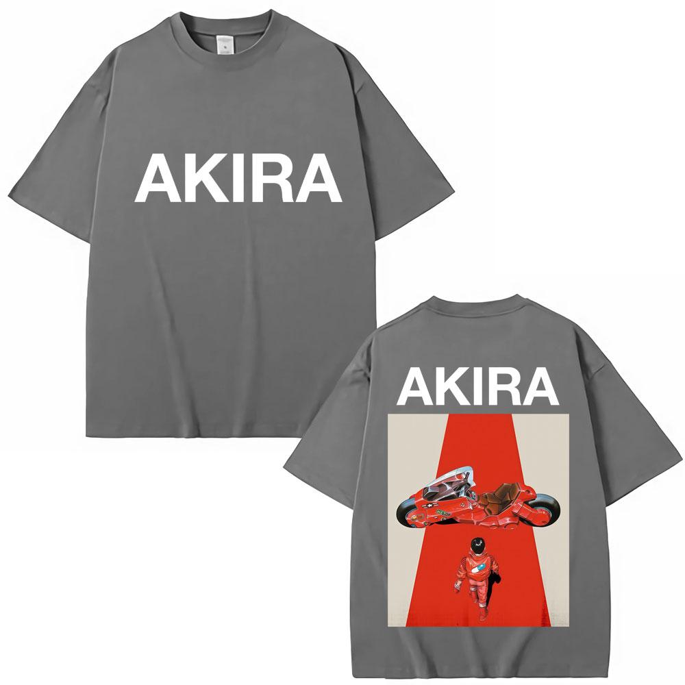 Anime Neo Tokyo Akira Tshirts Movie Science Fiction Harajuku Vintage Shotaro Kaneda T Shirt Unisex Women Oversized Cotton Tshirt