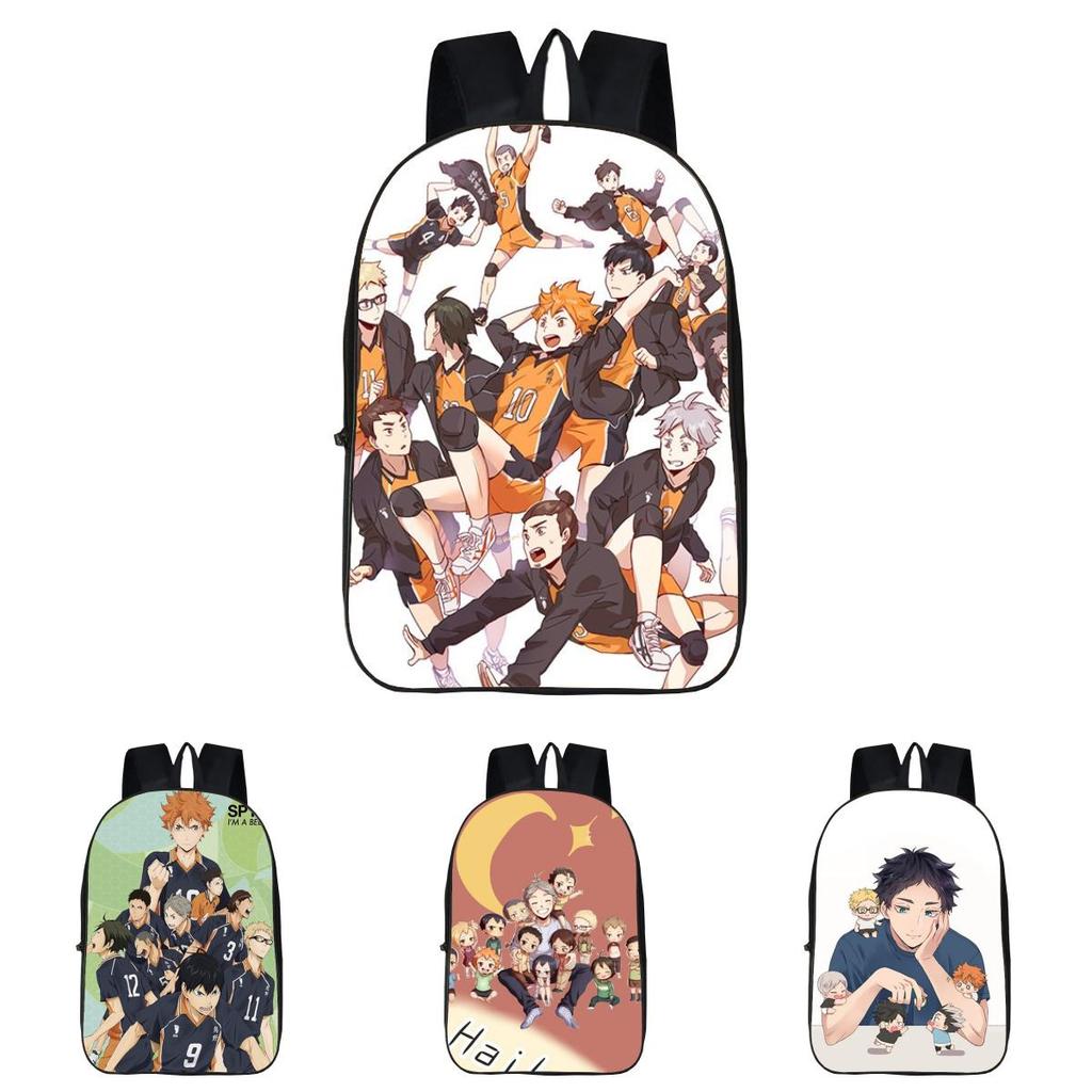 Anime Haikyuu Karasuno High School Backpack With Durable Oxford Cloth And Smooth Zipper