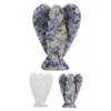 Crystal Angel Figurine 2 Inch Guardian Angel Statue Soothe Mood Pocket Healing Stone