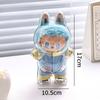 (No Doll)LABUBU Doll Transparent Protective Case, First-generation Labubu, Second-generation Party Backpack Pendant Storage Display Box