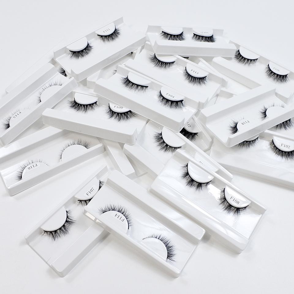 Lashes Bulk Wholesale 8mm-12mm Mink Lashes New Design Short Wipsy Natural Lashes Vendors