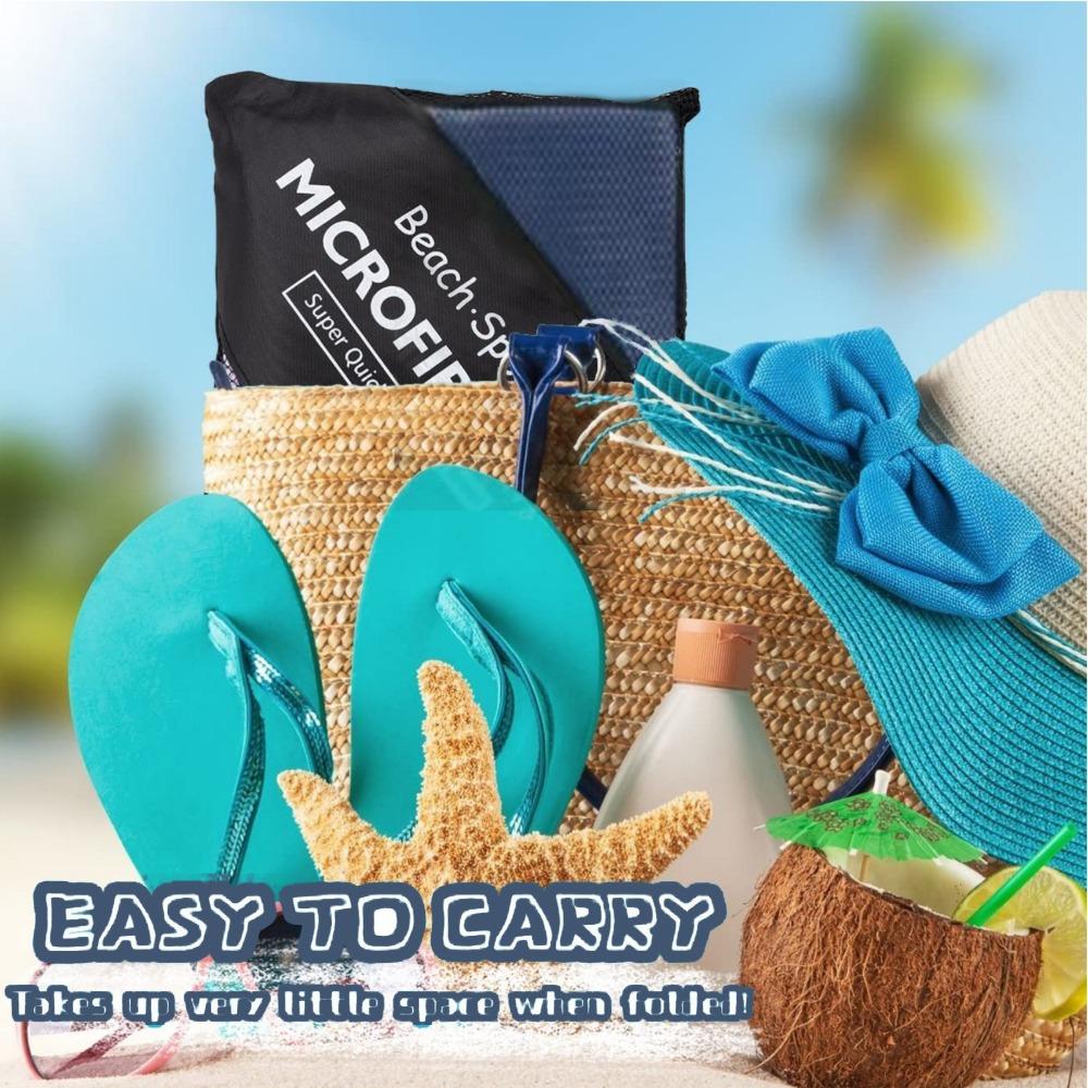 Ultrafine Fiber Microfiber Towel Quick Dry Sports Beach Towel  Camping Gym Yoga Backpacking Hiking