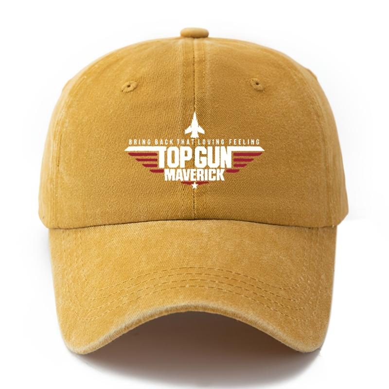 TOP GUN MAVERICK UnisexS Classic Vintage Baseball Cap Adjustable Hat with Curved Brim Casual Outdoor Sports