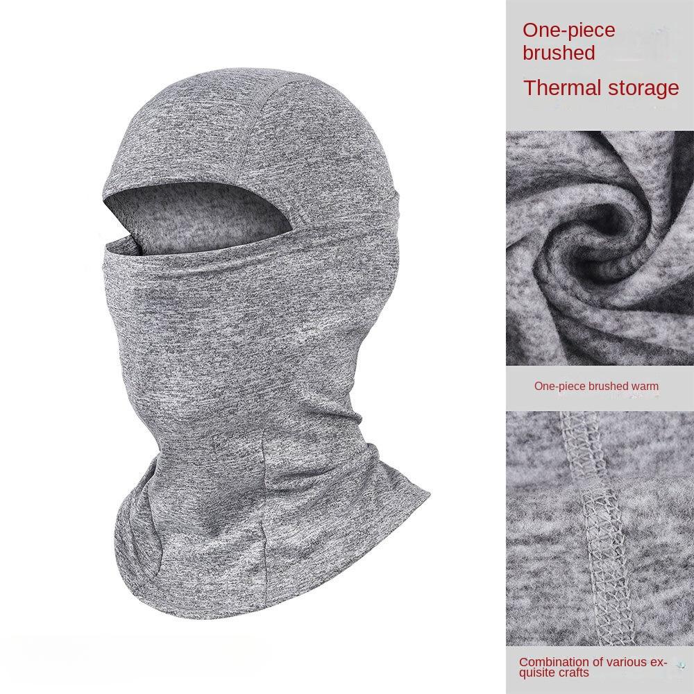 Warm Cycling Mask Motorcycle Mask Helmet Head Cover Balaclava With Fleece Windproof Neck Cover Cold Ski Mask Winter