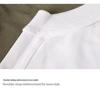T-shirt Unisex Premium 500g Pesante Grigia 100% Cotone Spazzolato Double-Face a Manica Lunga.