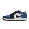 Air Jordan 1 Blue Toe Abrasion Resistant Low Top Vintage Basketball Shoes Unisex Black Blue 553558-165(Team701-F)
