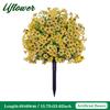 1/2PCS Artificial Violet Flower Balls with Stakes UV-Resistant Realistic Outdoor Decor for Garden, Porch, Patio, Wedding, Home