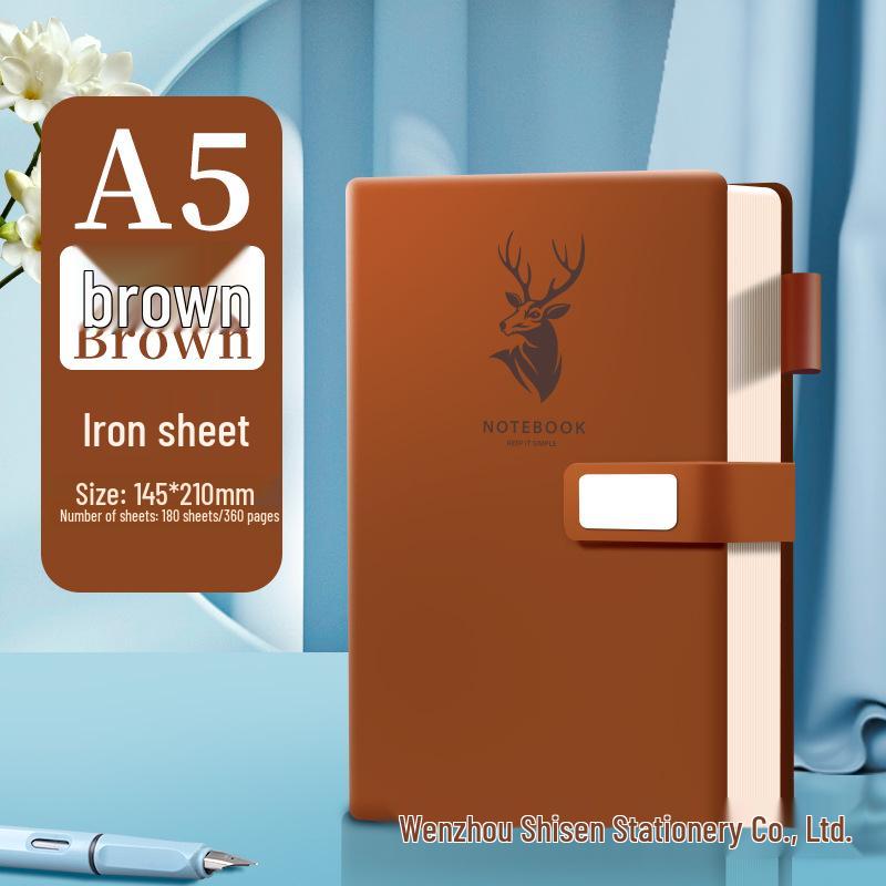 A5 Business Schnallen Notizbuch Set: Benutzerdefinierter Verdickter Notizblock mit Geschenkbox für Büromeetings