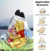 1pc,Winnie the Pooh and Piglet Blanket Cute Cartoon Throw for Home Decor, Couch Cover, Outdoor Use, Travel