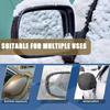 2pcs Car Rear View Side Mirror Protective Cover Auto Side Mirror Protective Frost Guard Snow Rain Covers Exterior Mirror Covers