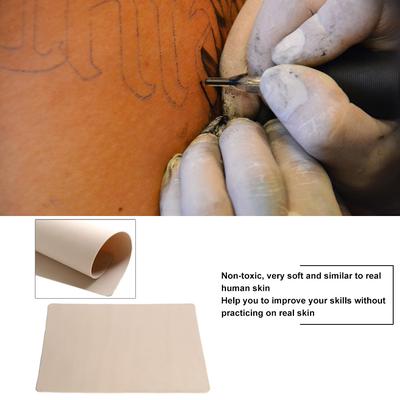 Tattoo Practice Skin Sheet Blank Plain for Tattoo Needle Machine Supply Double Sides 8x6" for