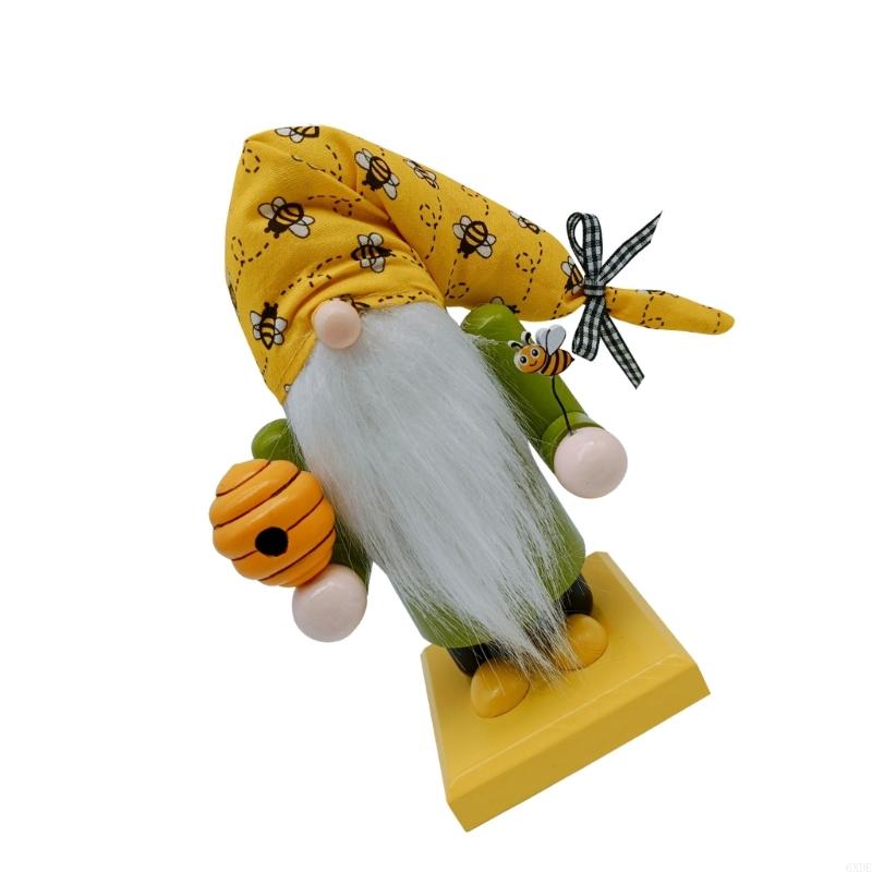Lovely Facelessed Gnomes Toy Figurine Dwarf Statue Sculpture For Home 6XDE