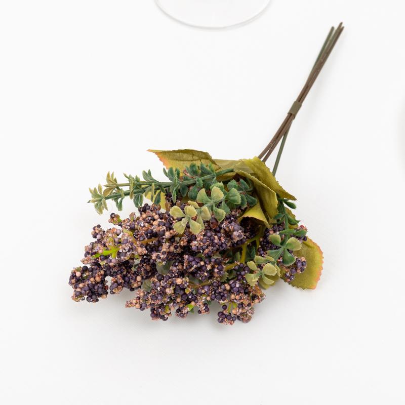 

Букет из 3 искусственных лавандовых пенных цветков для свадьбы, украшения дома, рождественской вечеринки, улицы, отеля, искусственные цветы для DIY-композиции