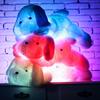 Colorful Emitting Light Dog Plush Toy Cute Girl Children Bedroom Gift Decoration