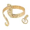 Seahorse Bracelet and Ring Fashionable Women's Jewelry Set Beach Vacation Accessory Everyday Wear Animal Accessories