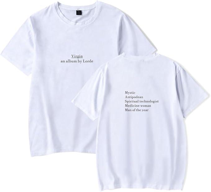 Lorde TShirt for WomenUnisex Unisex Summer Short Sleeve Tshirt Tee Fashion Streetwear