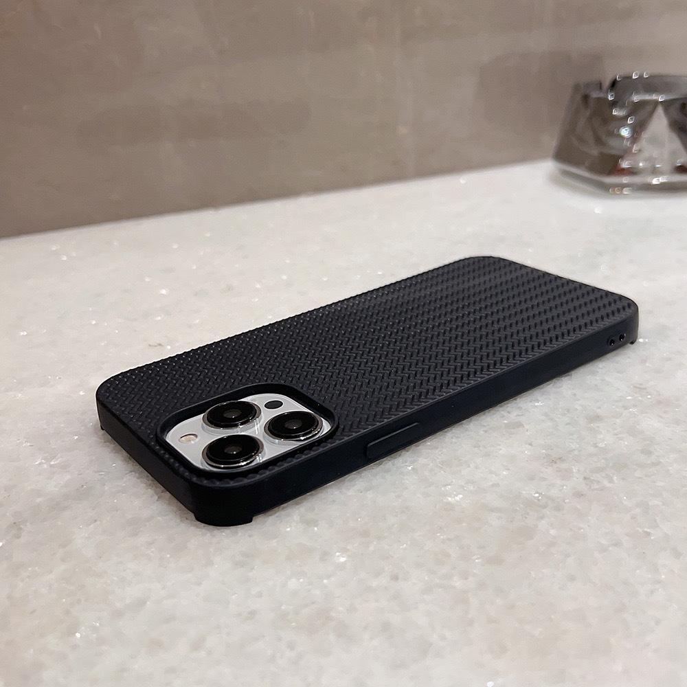 

Applicable To IPhone 15 Mobile Phone Case Solid Color Ins Style Apple 13 Knitted Pattern Xs Apple 15Plus