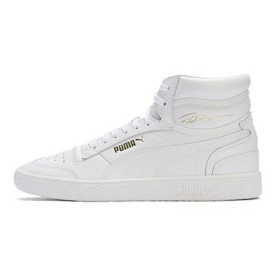 Ralph Sampson Mid Weiß Teamgold Unisex-Sneaker 370847-18