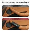 2PCS Car Door Inner Handle PU Leather Non-slip Protective Case For Mercedes Benz AMG W204 W205 W203 W211 W201 W210 W108 W124