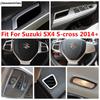 Steering Wheel Button Frame Read Light Lamp Armrest Strip Cover Trim For Suzuki SX4 S-cross 2014 -  Car Accessories Interior