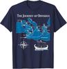 Odysseus Journey Map T-Shirt for History Enthusiasts