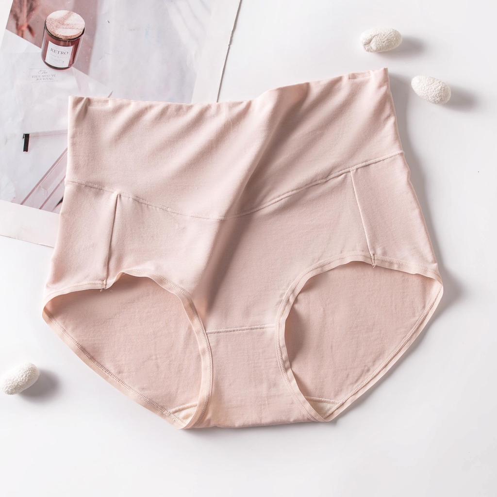 Damen High-Waist Seidenmodal Bauchweg-Slips - Atmungsaktives Hüfthebendes Design